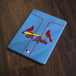 MLB St. Louis Cardinals Alternate/Away Jersey Apple IPad Skin -Skinit Store st. louis cardinals alternate away jersey ipad 9.7in 2018 skin 1679692151 SKNALTSLC01IP9718 PR 04