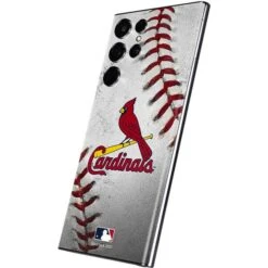 MLB St. Louis Cardinals Game Ball Galaxy S22 Ultra Skin -Skinit Store st. louis cardinals game ball galaxy s22 ultra skin 1679692209 SKNMLBSLC14GLX22U PR 02