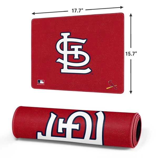 MLB St. Louis Cardinals - Solid Distressed Gaming Mouse Pad 4 MLB St. Louis Cardinals - Solid Distressed Gaming Mouse Pad - Image 2
