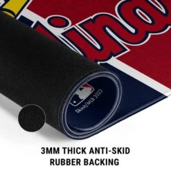 MLB St. Louis Cardinals Split Gaming Mouse Pad -Skinit Store st. louis cardinals split extra large gaming mouse pad 1678437513 MSPCVSMLB26GAMGXL PR 04