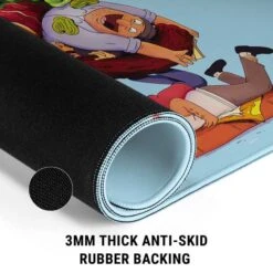 Bobs Burgers Stacked Gaming Mouse Pad -Skinit Store stacked extra large gaming mouse pad 1728048267 MSPBOBSHB02GAMGXL PR 04