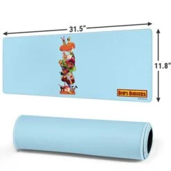 Bobs Burgers Stacked Gaming Mouse Pad -Skinit Store stacked large gaming mouse pad 1728048267 MSPBOBSHB02GAMGLG PR 02