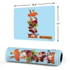 Bobs Burgers Stacked Gaming Mouse Pad