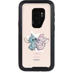 Disney Lilo And Stitch Stitch And Angel Otterbox Defender Galaxy Skin
