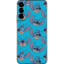 Disney Lilo And Stitch Face Expression Pattern Galaxy S22 Plus Skin
