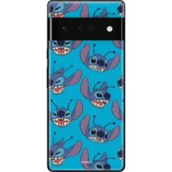 Disney Lilo And Stitch Face Expression Pattern Google Pixel 6 Pro Skin