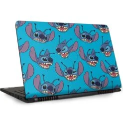 Disney Lilo And Stitch Face Expression Pattern Dell Inspiron Skin