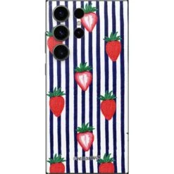 Bouffants And Broken Hearts Strawberries And Stripes Galaxy S23 Ultra Skin