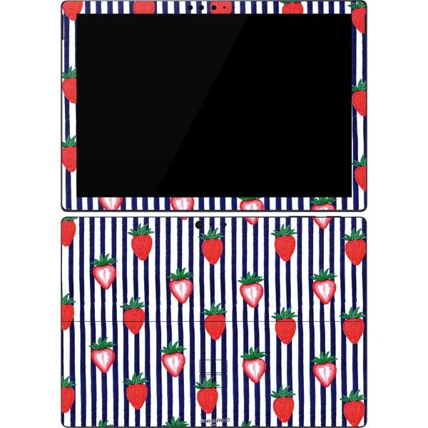 Bouffants And Broken Hearts Strawberries And Stripes Surface Pro 7 Skin 3 Bouffants And Broken Hearts Strawberries And Stripes Surface Pro 7 Skin