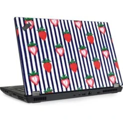 Bouffants And Broken Hearts Strawberries And Stripes Lenovo ThinkPad Skin