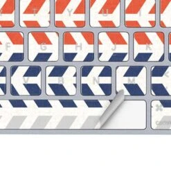 Striped Chevron Magic Keyboard Skin -Skinit Store striped chevron magic keyboard skin 1616707017 SKNMOTHER22AMKBDX PR 04