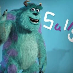 Disney Monsters Inc. Sulley Portrait Dell Alienware Skin -Skinit Store sulley portrait alienware 17in 2017 skin 1705418511 SKNPIXMOI04AL17FL PR 04