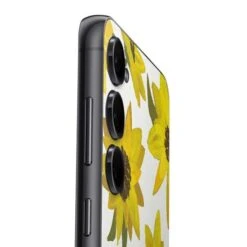 Cat Coq Sunflower Acrylic Galaxy S23 Skin -Skinit Store sunflower acrylic galaxy s23 skin 1676574747 SKNCATCOQ05GLXY23 PR 03