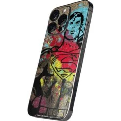 DC Comics Superman Color Splatter IPhone 14 Pro Max Skin -Skinit Store superman color splatter iphone 14 pro max skin 1662745739 SKNSUPMNX07IP14PM PR 02