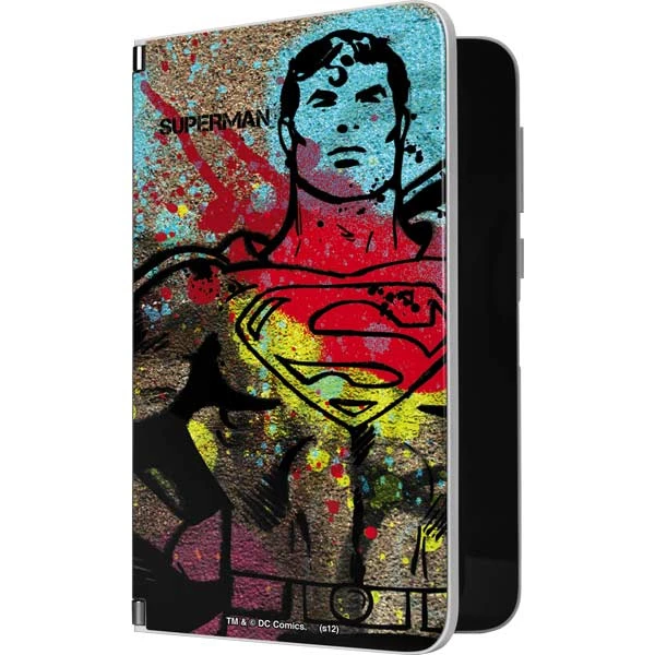 DC Comics Superman Color Splatter Surface Duo Skin 3 DC Comics Superman Color Splatter Surface Duo Skin