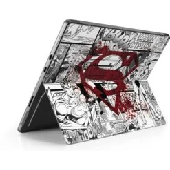 DC Comics Superman Comic Pattern Logo In Red Surface Pro 8 Skin -Skinit Store superman comic logo in red surface pro 8 skin 1647460753 SKNSUPMNX08MSSRP8 PR 03