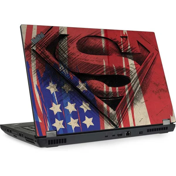 DC Comics Superman Crest Lenovo ThinkPad Skin 3 DC Comics Superman Crest Lenovo ThinkPad Skin