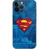 DC Comics Superman Logo Background Pattern IPhone 15 Pro Max Skin