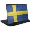 Sweden Flag Distressed Dell Alienware Skin