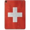 Switzerland Flag Distressed Apple IPad Pro Skin