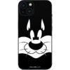 Looney Tunes Sylvester The Cat Black And White IPhone 14 Plus Skin