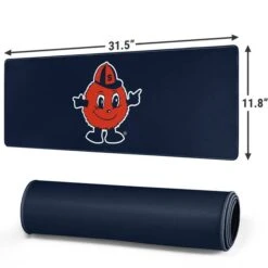 Syracuse University Orange Mascot Gaming Mouse Pad -Skinit Store syracuse orange mascot large gaming mouse pad 1711129102 MSPSYRCSE02GAMGLG PR 02