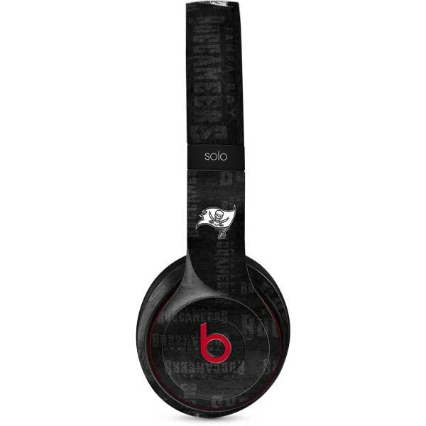 NFL Tampa Bay Buccaneers Black & White Beats Solo 2 Wireless Skin 3 NFL Tampa Bay Buccaneers Black & White Beats Solo 2 Wireless Skin