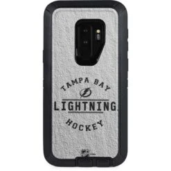 NHL Tampa Bay Lightning Black Text Otterbox Defender Galaxy Skin