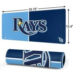 MLB Tampa Bay Rays Split Gaming Mouse Pad -Skinit Store tampa bay rays split extra large gaming mouse pad 1678437515 MSPCVSMLB27GAMGXL PR 02