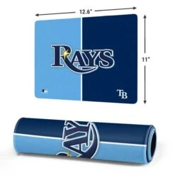 MLB Tampa Bay Rays Split Gaming Mouse Pad