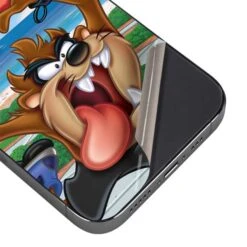 Looney Tunes Tasmanian Devil Surfboard IPhone 14 Pro Skin -Skinit Store tasmanian devil surfboard iphone 14 pro skin 1662674393 SKNXLONEY03IPH14P PR 03