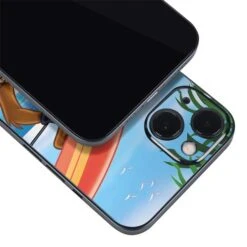 Looney Tunes Tasmanian Devil Surfboard IPhone 15 Skin -Skinit Store tasmanian devil surfboard iphone 15 skin 1694705119 SKNXLONEY03IPHN15 PR 04