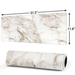 Taupe Marble Gaming Mouse Pad -Skinit Store taupe marble large gaming mouse pad 1656100442 MSPMRBLLE19GAMGLG PR 02