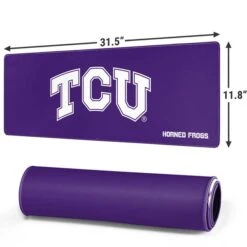 Texas Christian University TCU Horned Frogs Gaming Mouse Pad -Skinit Store tcu horned frogs large gaming mouse pad 1711381317 MSPTXCHRU01GAMGLG PR 02