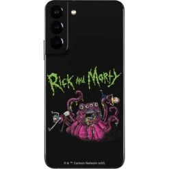 Adult Swim Rick And Morty Tentacle Attack Galaxy S22 Plus Skin