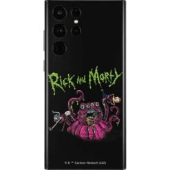 Adult Swim Rick And Morty Tentacle Attack Galaxy S22 Ultra Skin