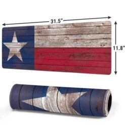 Texas Flag Dark Wood Gaming Mouse Pad -Skinit Store texas flag dark wood large gaming mouse pad 1681246449 MSPTFDKWD24GAMGLG PR 02