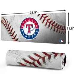 MLB Texas Rangers Game Ball Gaming Mouse Pad -Skinit Store texas rangers game ball large gaming mouse pad 1678312956 MSPMLBTXR15GAMGLG PR 02