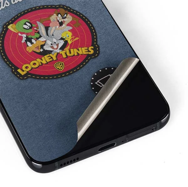 Looney Tunes Thats All Folks Patch Galaxy S22 Skin 6 Looney Tunes Thats All Folks Patch Galaxy S22 Skin - Image 4