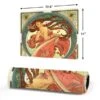 The Arts: Dance By Mucha Gaming Mouse Pad -Skinit Store the arts dance small gaming mouse pad 1709761068 MSPBRGMUC09GAMGSM PR 02