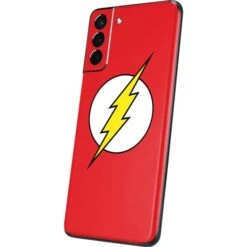 DC Comics The Flash Original Emblem Galaxy S21 5G Skin -Skinit Store the flash emblem galaxy s21 5g skin 1613625642 SKNFLASHD01GLXY21 PR 02