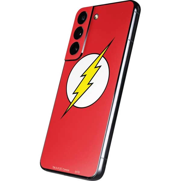 DC Comics The Flash Original Emblem Galaxy S22 Skin 4 DC Comics The Flash Original Emblem Galaxy S22 Skin - Image 2