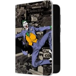 DC Comics The Joker Vintage Action Pose Pattern Surface Duo Skin
