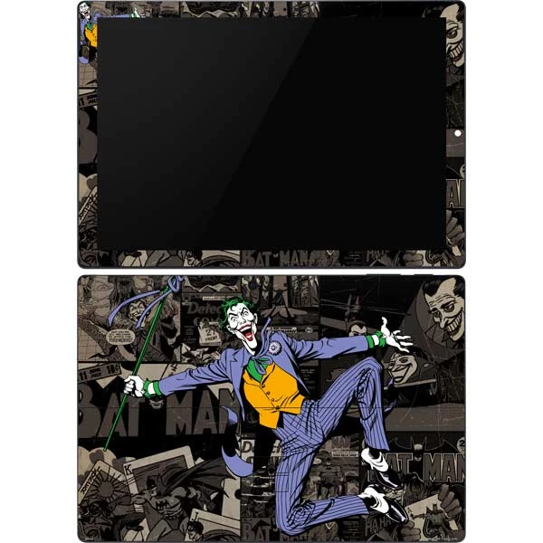 DC Comics The Joker Vintage Action Pose Pattern Surface Pro 6 Skin 3 DC Comics The Joker Vintage Action Pose Pattern Surface Pro 6 Skin