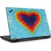 Liquid Blue Tie Dye Heart Lenovo ThinkPad Skin