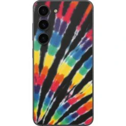 Liquid Blue Tie Dye - Rainbow Galaxy S23 Skin