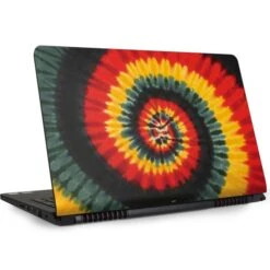 Liquid Blue Tie Dye - Rasta Spiral Dell Inspiron Skin