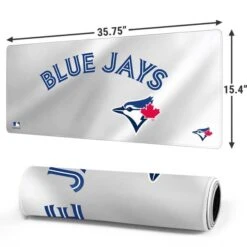 MLB Toronto Blue Jays Jersey Home Gaming Mouse Pad -Skinit Store toronto blue jays jersey home extra large gaming mouse pad 1680007779 MSPMLBTBJ01GAMGXL PR 02