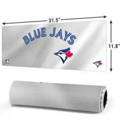 MLB Toronto Blue Jays Jersey Home Gaming Mouse Pad -Skinit Store toronto blue jays jersey home large gaming mouse pad 1680093230 MSPMLBTBJ01GAMGLG PR 02