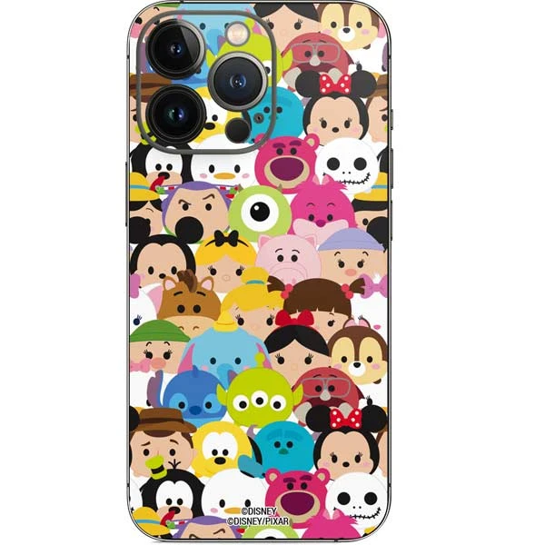 Disney Tsum Tsum Close Up Characters IPhone 14 Pro Skin 3 Disney Tsum Tsum Close Up Characters IPhone 14 Pro Skin